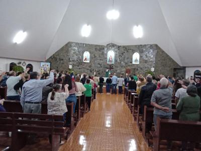 Centenas de Fiéis participaram da abertura da programação religiosa da 61ª Festa do Senhor Bom Jesus em Campo Mendes